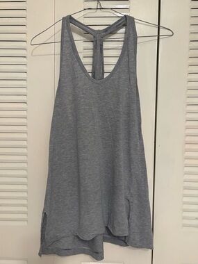 Athletic Gray backless Tank Top